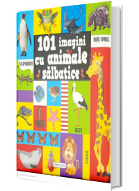 101 imagini cu animale salbatice (Coperti buretate)