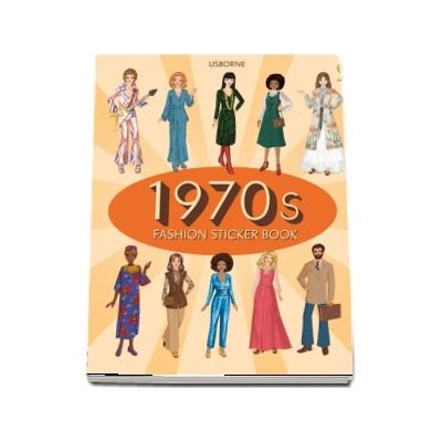 1970s fashion sticker book