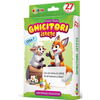 27 de cartonase educative. Ghicitori istete