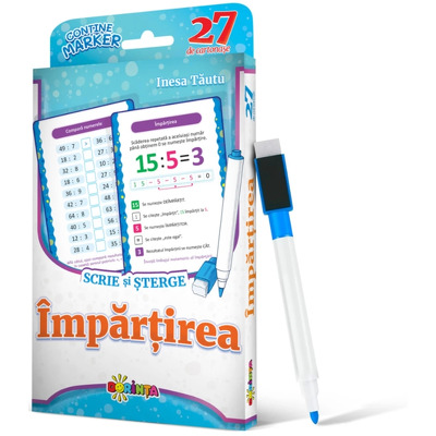 27 de cartonase. Scrie si sterge. Impartirea
