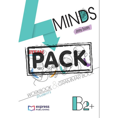 4 Minds B2+ Workbook and Grammar Book Students