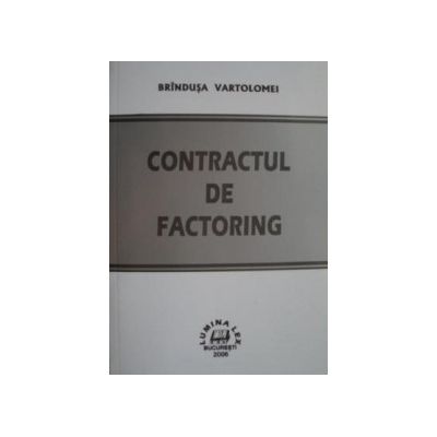 Contractul de factoring