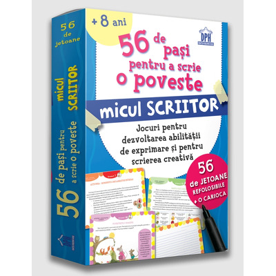 56 de Pasi pentru a scrie o poveste. Micul scriitor