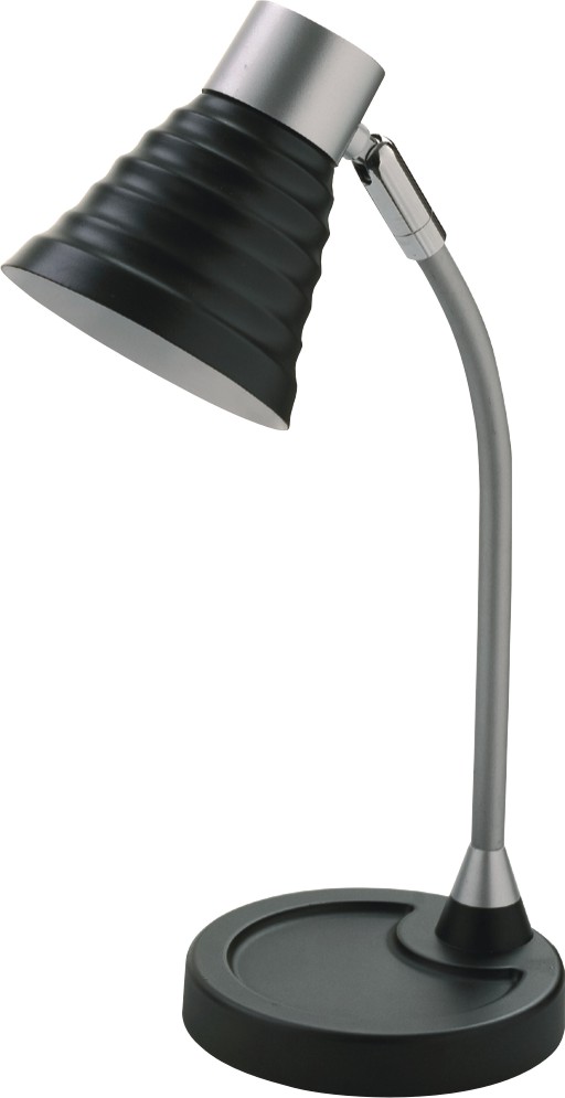 Lampa de birou, max.40W, ALCO - negru/argintiu