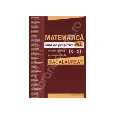 Bacalaureat 2011 Matematica  - Ghid de pregatire M2