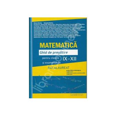 Bacalaureat Matematica 2013. Ghid de pregatire pentru clasele IX-XII (Albastra)