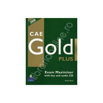 CAE Gold PLus Maximiser and CD - editie epuizata