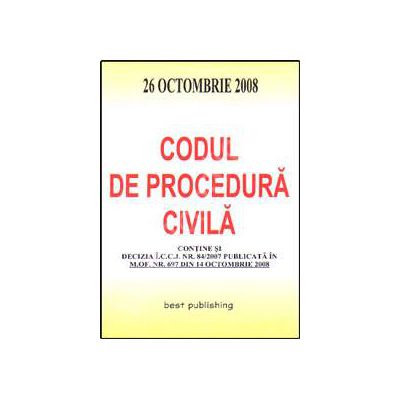 Codul de procedura civila. Editia a II-a