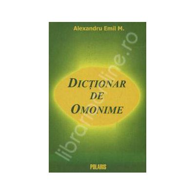 Dictionar de omonime