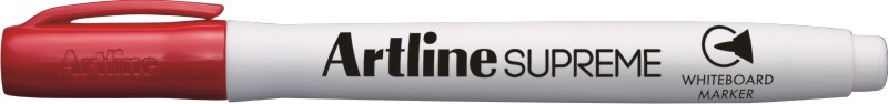 Marker pentru tabla de scris Artline Supreme - Dry safe ink, varf rotund 1.5mm - rosu