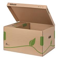 Container de arhivare Esselte Eco, cu capac pentru cutii 80/100