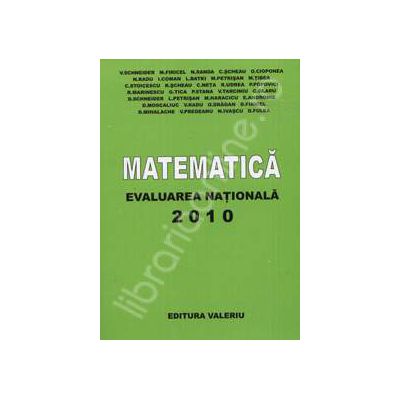 Evaluarea nationala matematica 2010