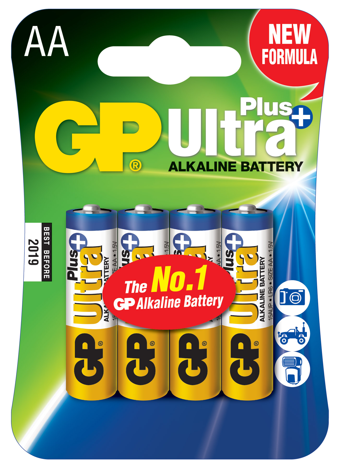 Baterie ultraalcalina R6,AA, 2 buc/set - GP