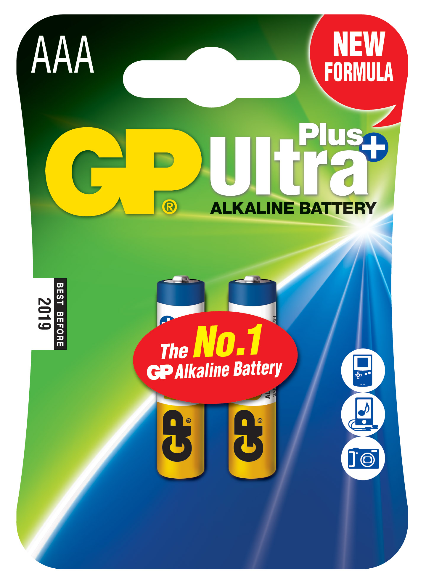 Baterie ultraalcalina R3,AAA, 2 buc/set - GP