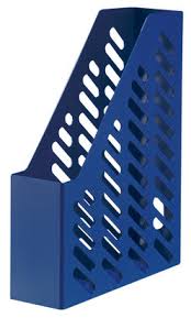 Suport vertical plastic pentru cataloage, albastru, Han Klassik