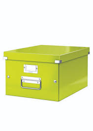 Cutie arhivare 281 x 200 x 369 mm, LEITZ Click & Store, carton laminat - verde