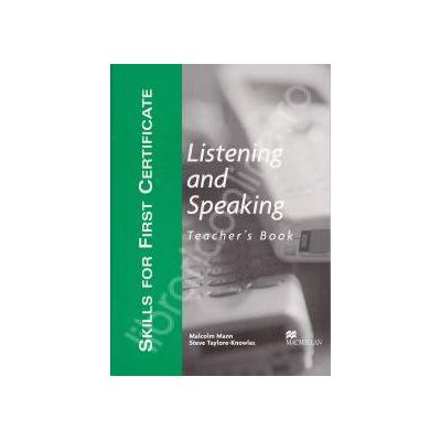 Listening and speaking. Teachers book