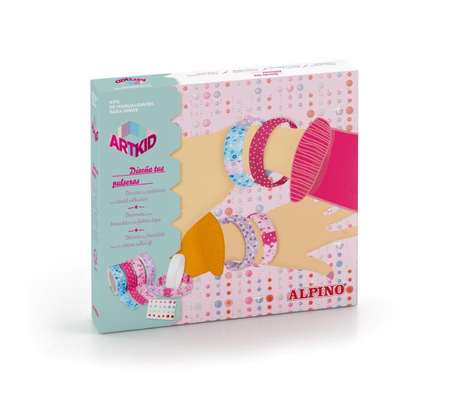 Cutie cu articole creative pentru copii, ALPINO ArtKid - design your bracelets