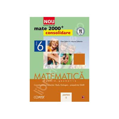 Mate 2000 pentru clasa a VI-a. Partea a II-a, CONSOLIDARE. Matematica, algebra, geometrie