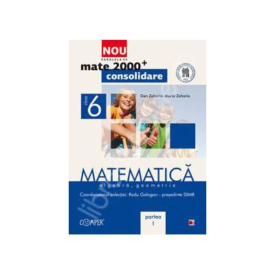 Mate 2000 pentru clasa a VI-a. Partea I, CONSOLIDARE. Matematica - Algebra, geometrie