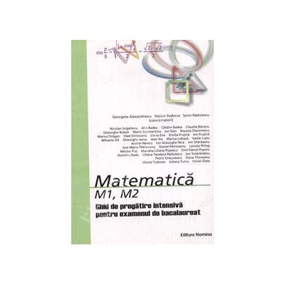Matematica M1, M2. Ghid de pregatire intensiva pentru examenul de bacalaureat