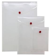 Mapa protectie documente, A6 portrait, cu capsa, 5/set, PUKKA - transparent mat