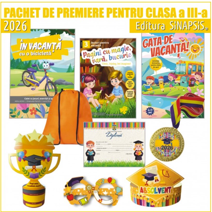 Pachet de premiere pentru clasa III, editura Sinapsis 2026 Pachet de premiere pentru clasa III, editura Sinapsis 2026