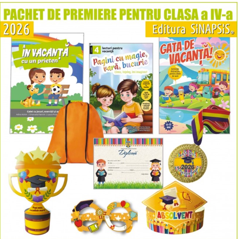 Pachet de premiere pentru clasa IV, editura Sinapsis 2026 Pachet de premiere pentru clasa IV, editura Sinapsis 2026
