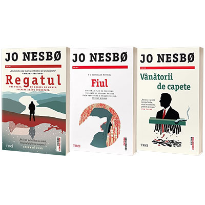 Serie de autor Jo Nesbo. Regatul, Fiul si Regatul (set de 3 carti)