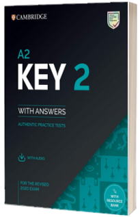 A2 Key 2 for revised exam from 2020. Students Book with Answers with Audio