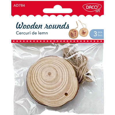Accesorii craft - AD784 Cercuri de lemn