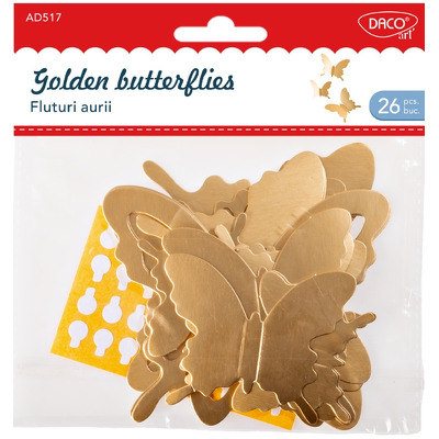Accesorii Craft DACO – Fluturi Aurii AD517