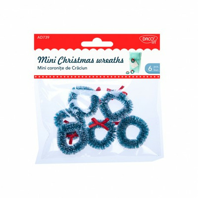 Accesorii craft - Mini coronite Craciun, AD739, Daco