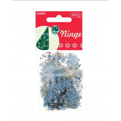 Accesorii craft - paiete plastic ninge Daco, AD083