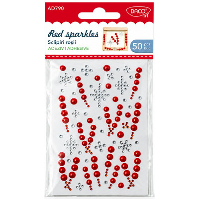 Accesorii craft - Sclipiri rosii