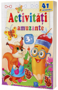 Activitati amuzante. 41 autocolante. 3 ani