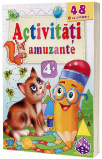 Activitati amuzante. 48 autocolante. 4 ani