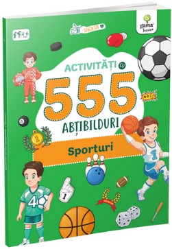 Activitati cu 555 de abtibilduri - sporturi
