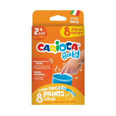 Acuarele Finger 80x50 ml Carioca Baby