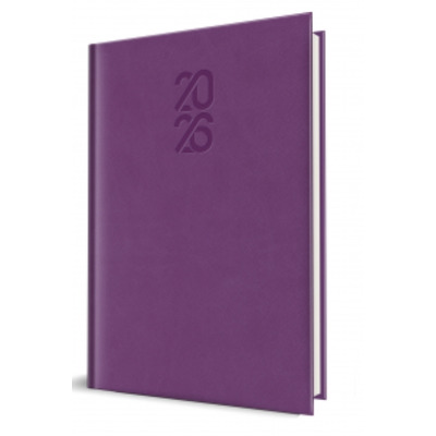 Agenda 2026 datata Tucson Ro A5 ,352 pagini, coperta buretata , culoarea Liliac