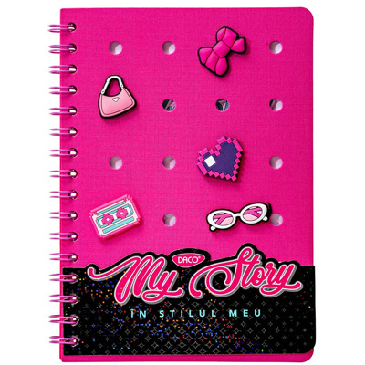 Agenda A5 nedatata cu 80 File