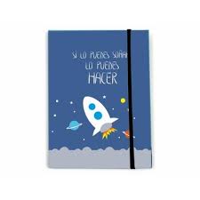 Agenda tip notes foaie velina A5, 80 file, model Racheta, Arhi Design