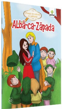Alba-ca-Zapada - Povesti de colorat cu sabloane. 2015