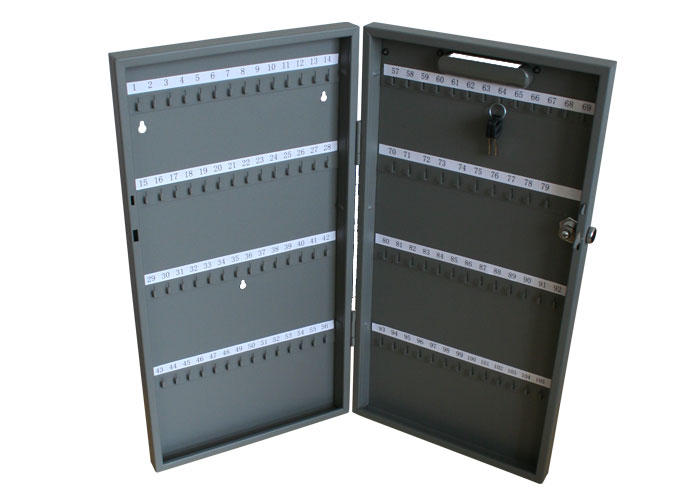 Panou metalic pentru 105 de chei, 270 x 515 x 52 mm, inchidere cu cheie, ALCO