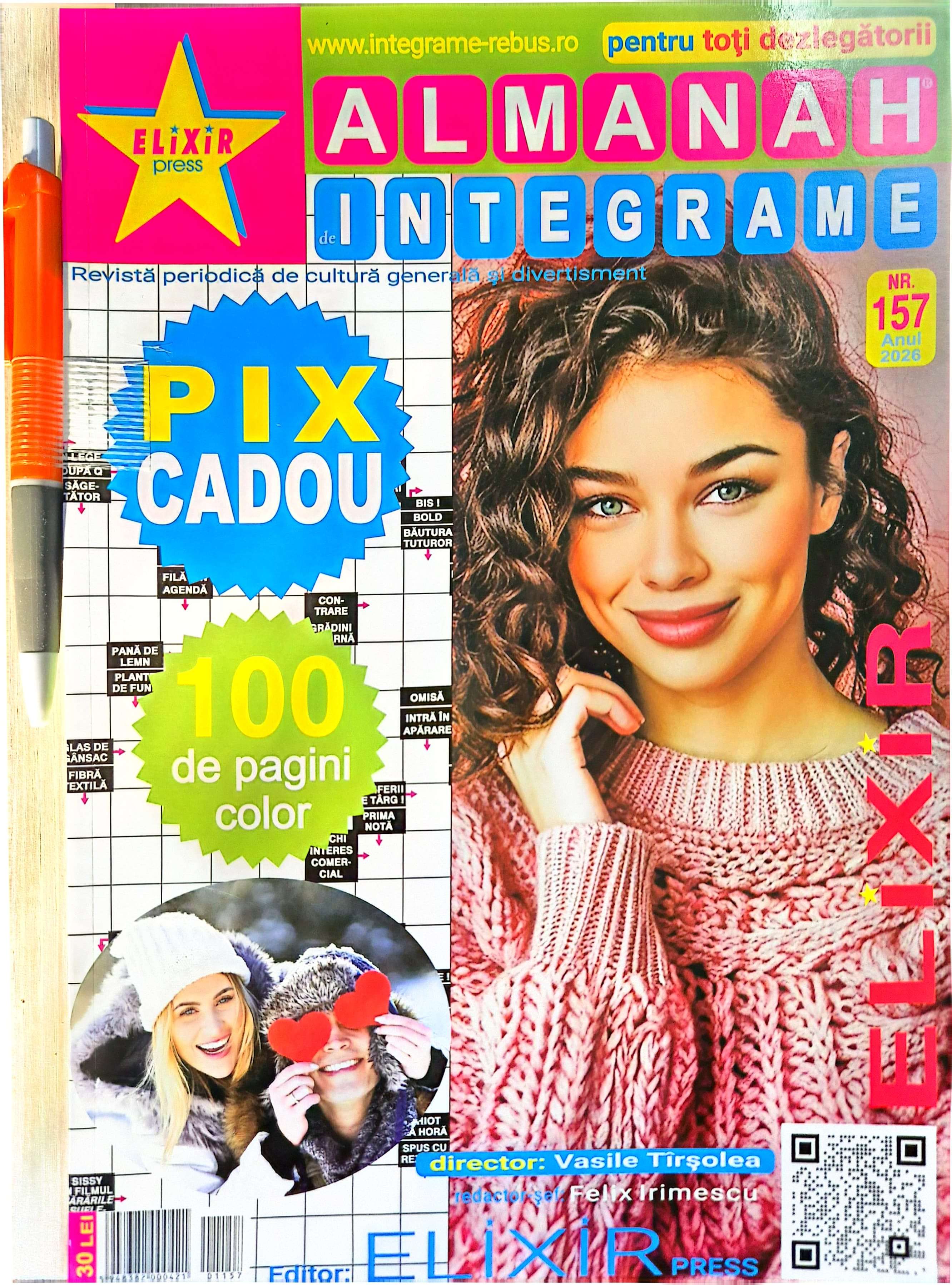 Almanah de integrame. Revista numarul 157 - Anul 2026 Almanah de integrame. Revista numarul 157 - Anul 2026