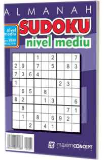 Almanah Sudoku pentru avansati, numarul 2024. Nivel mediu