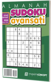Almanah Sudoku pentru avansati, numarul 2026. Nivel mediu