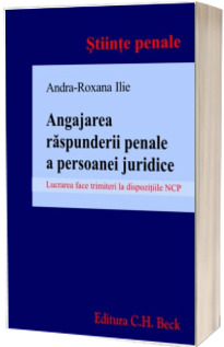 Angajarea raspunderii penale a persoanei juridice