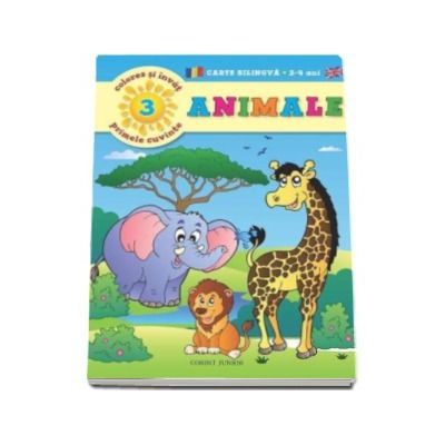 Animale - Coloreaza si invata primele cuvinte in limba engleza