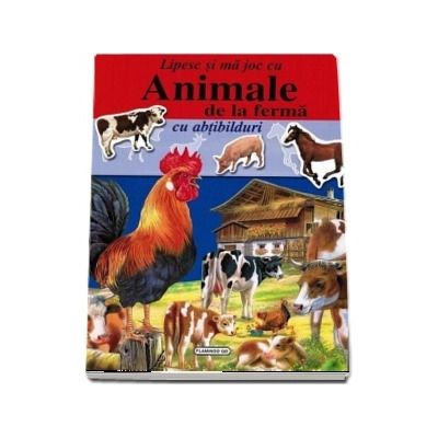 Animale de la ferma - Lipesc si ma joc cu abtibilduri